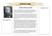 English Worksheet: Antony Hope