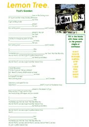 English Worksheet: Lemon tree