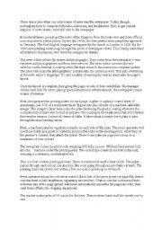 English Worksheet: How its made? - Newspapers - Listening Comprehension