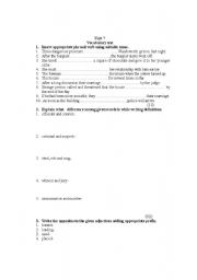 English worksheet: Crime