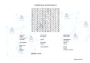 English Worksheet: Christmas Wordsearch 2