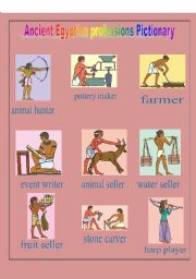English Worksheet: Ancient Egyptian Jobs and professions