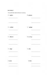 English worksheet: animals worksheet