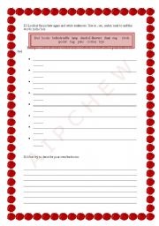English Worksheet: GRAMMAR REVIEW