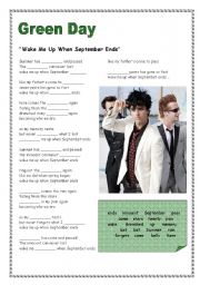 English Worksheet: Green Day - 