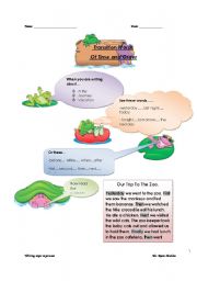 English Worksheet: Writing Steps in Process