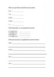 English worksheet: matherific