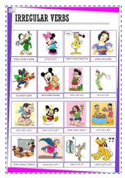 English Worksheet: Irregular verbs F-L (06.12.09)