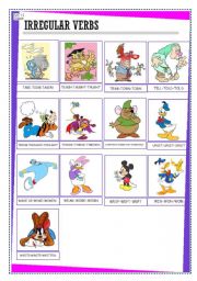 English Worksheet: Irregular verbs T-W (07.12.09)