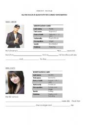 English Worksheet: FAMOUS PEOPLE