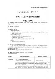 English worksheet: English 12- unit 12- writing skills