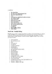 English Worksheet: everyday conversation