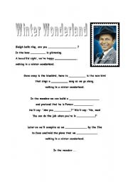 English Worksheet: Song 