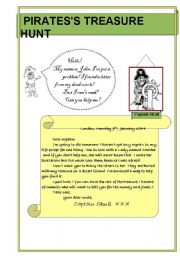 English Worksheet: GO PIRATE !