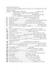 English Worksheet: Gerund worksheet