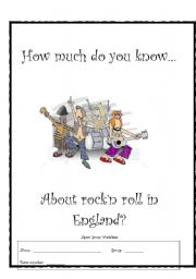 Jigsaw Worksheet About Rock Bands!