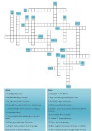 English Worksheet: puzzle