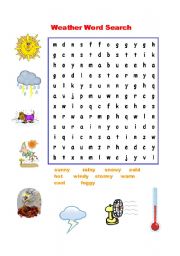 Weather Word Search