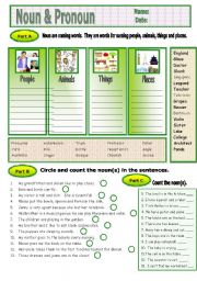 Nouns and Pronouns