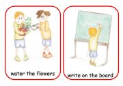 English Worksheet: classroom duties 1/3