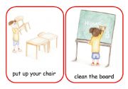 English Worksheet: classroom duties 3/3