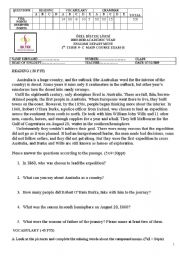 English worksheet: pop quiz