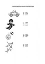 English Worksheet: Vocabulary