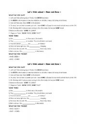 English worksheet: BEEN OR GONE
