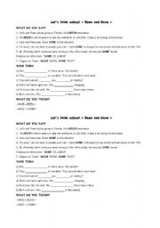 English Worksheet: BEEN OR GONE