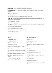 English worksheet: Phrase Bank