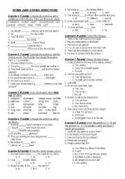 English Worksheet: HOME AND CITY