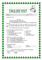 ENGLISH TEST