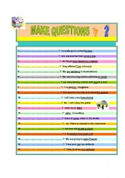 make questions