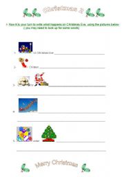 English worksheet: Christmas2