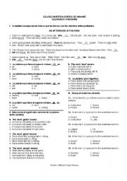 English worksheet: Exam - An afternoon in the park