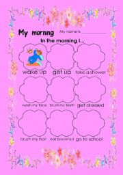 My morning: Daily activity