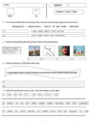 English Worksheet: Mock Exam
