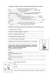 past simple handout