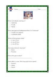 English Worksheet: Home Alone 2