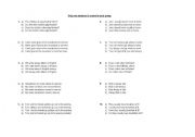 English Worksheet: Frequency adverbs; a multiple choice exercise