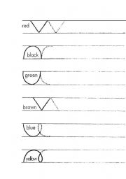 English worksheet: read and write