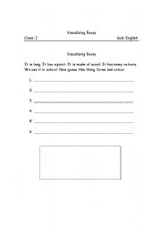 English worksheet: Visualizing Eassay