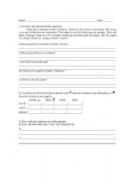 English worksheet: READ THE TEXT