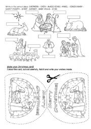 English Worksheet: Nativity