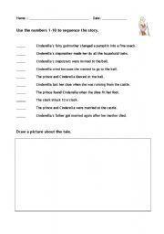 English Worksheet: Cinderella