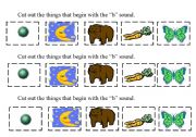 English worksheet: Phonics b sound