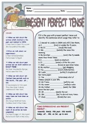 present perfect tense