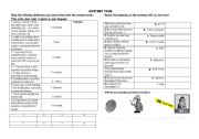 English Worksheet: Mystery tour : Crime vocabulary