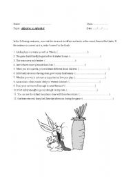 English Worksheet: adjective or adverb