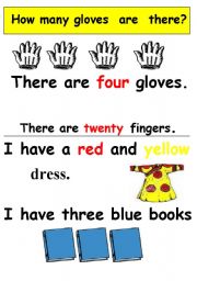 English Worksheet: how many